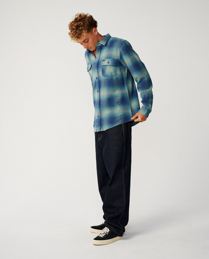 Classic Surf Count Flannel Lange Mouwen Overhemd