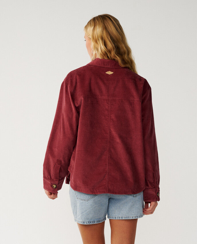 Keepsakes Washed Lange Mouwen Rib Overhemd