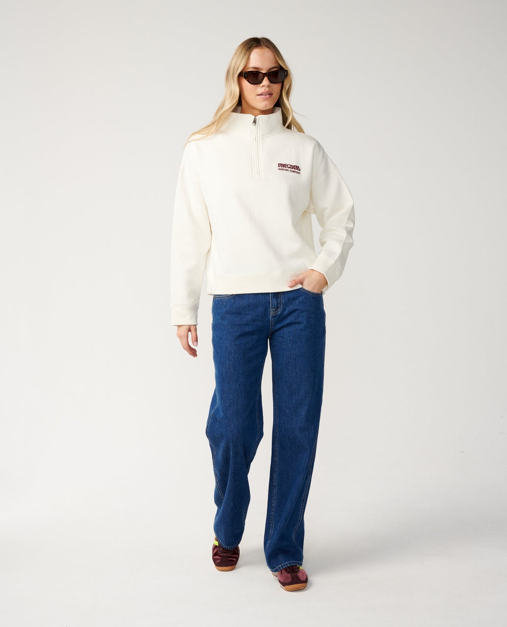 Surf Puff 1/4 Zip Fleece Trui