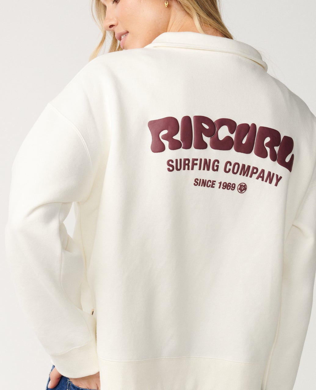 Surf Puff 1/4 Zip Fleece Hoodie