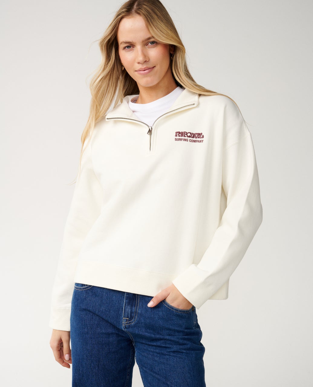 Surf Puff 1/4 Zip Fleece Hoodie