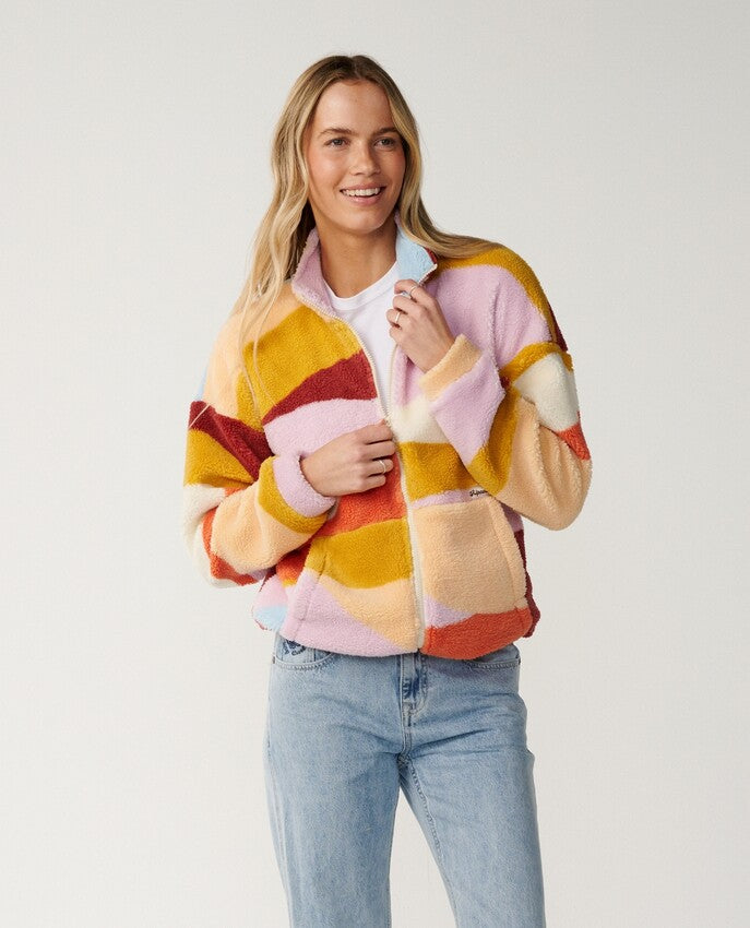 Retro Swell Standard Polar Zip-thru Fleece Trui