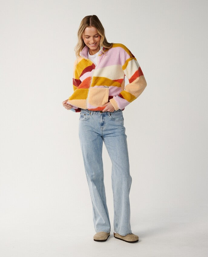Retro Swell Standard Polar Zip-thru Fleece Trui