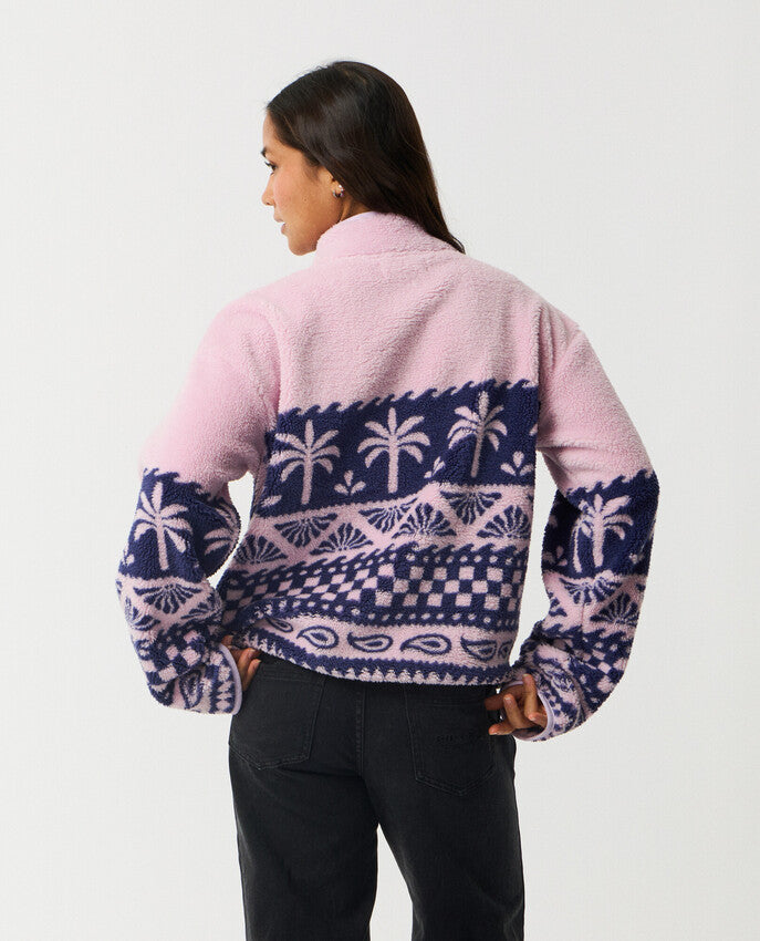 Bossa Nova 1/4 Zip Polarfleece Crew Fleece Trui