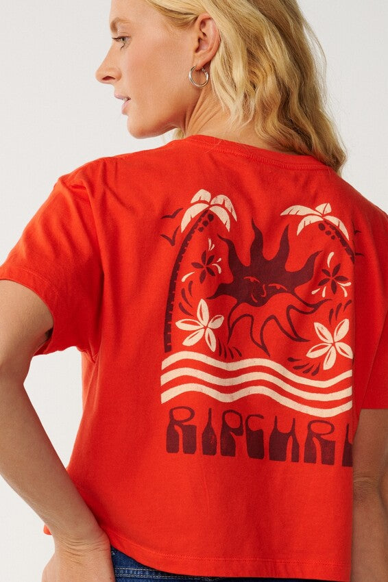Swell Crop Tee Korte Mouwen T-shirt