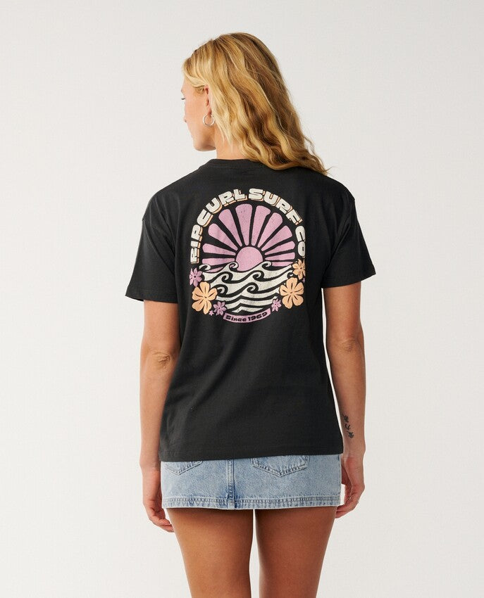 Party Wave Art Tee Relaxed Korte Mouwen T-shirt