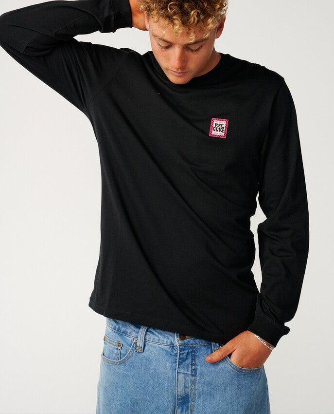 Streamline Badge Lange Mouwen T-shirt