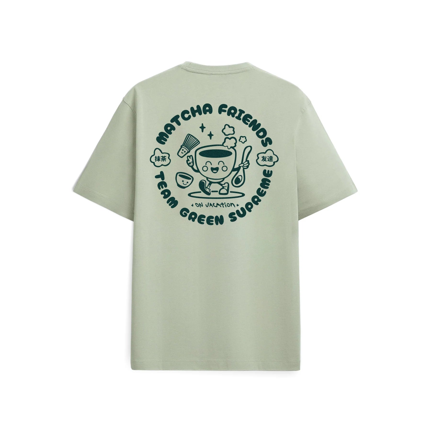 Matcha Friends Korte Mouwen T-Shirt
