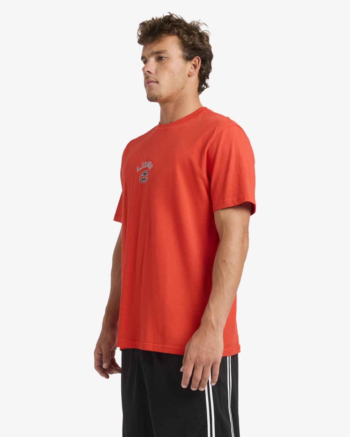 A.i Bio Wave Short Sleeve Screen Tee Voor Heren