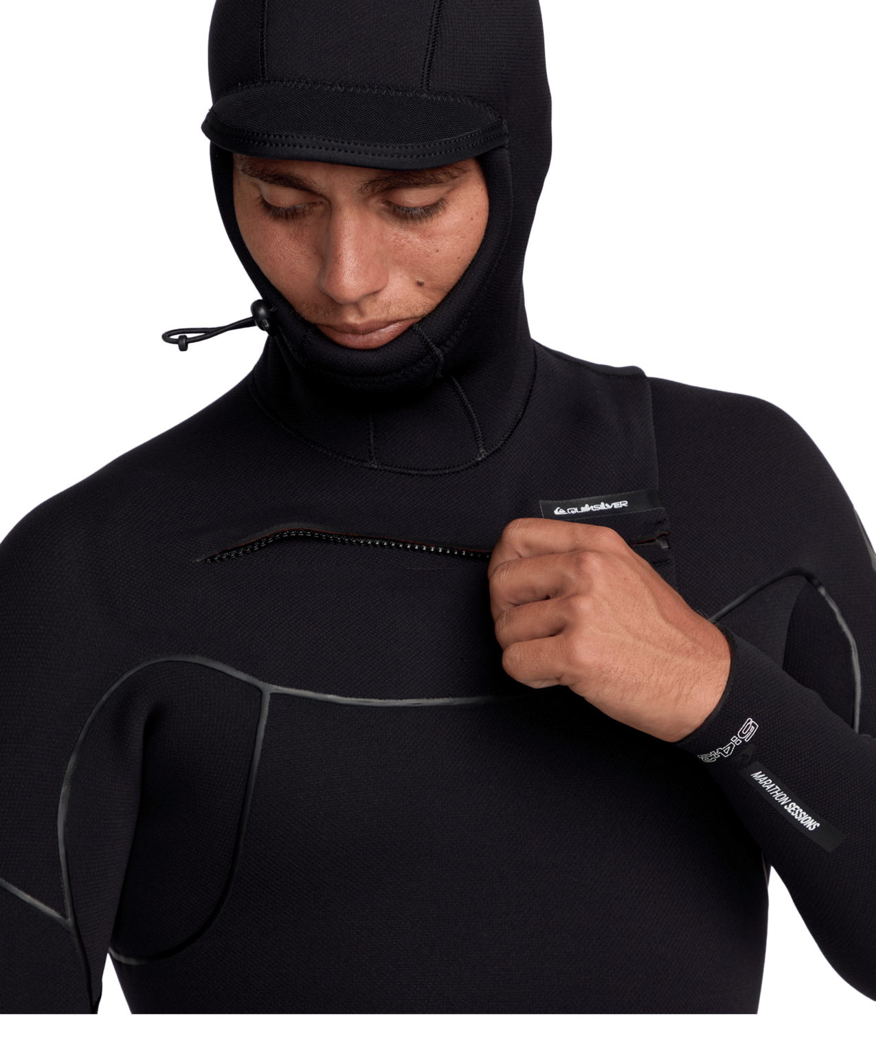 Marathon Sessions 6/5/4mm Chest Zip Hooded Wetsuit