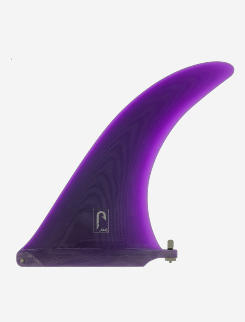 9.75 longboard single fin - Purple tint fiberglass