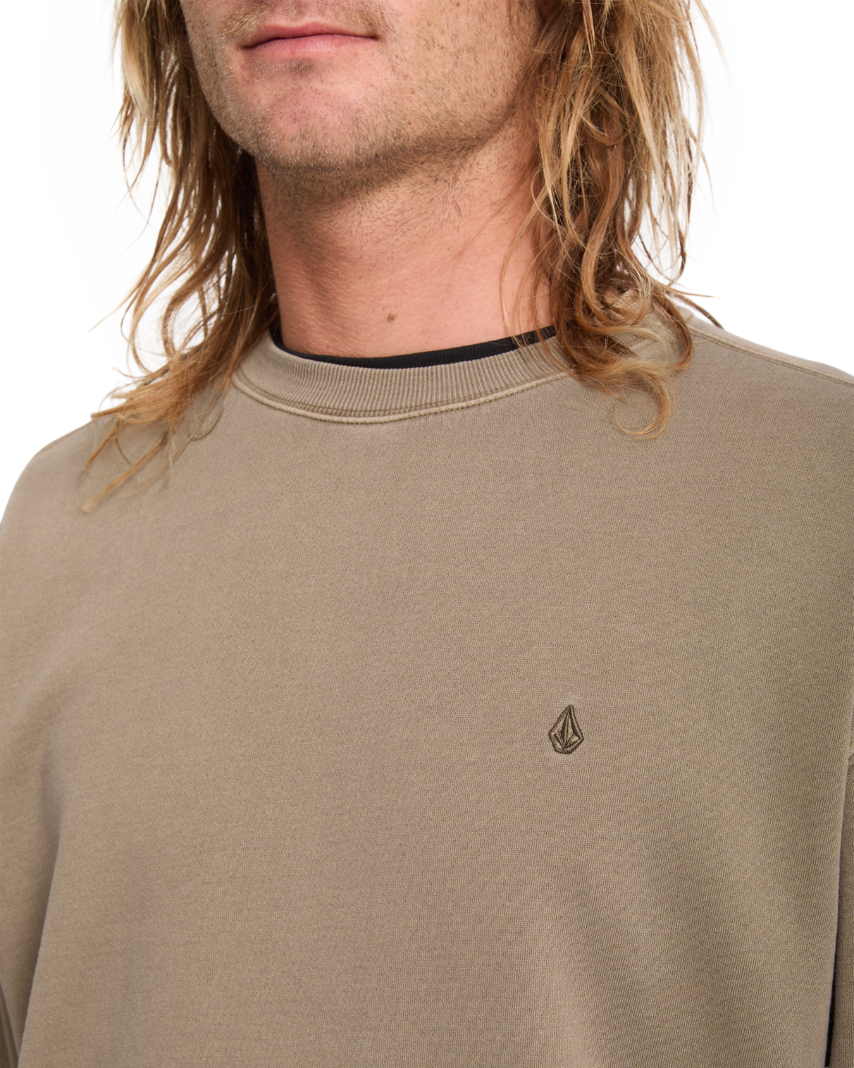 Single Stone Crew Fleece Trui