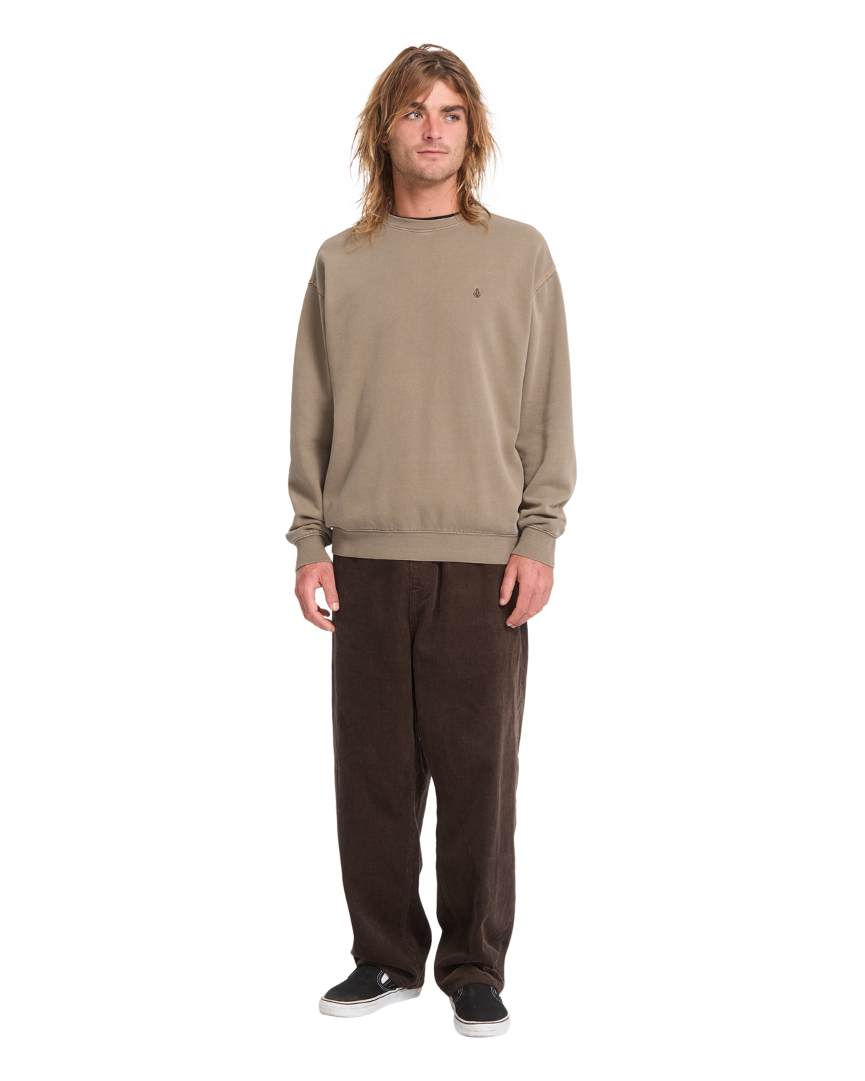 Single Stone Crew Fleece Trui