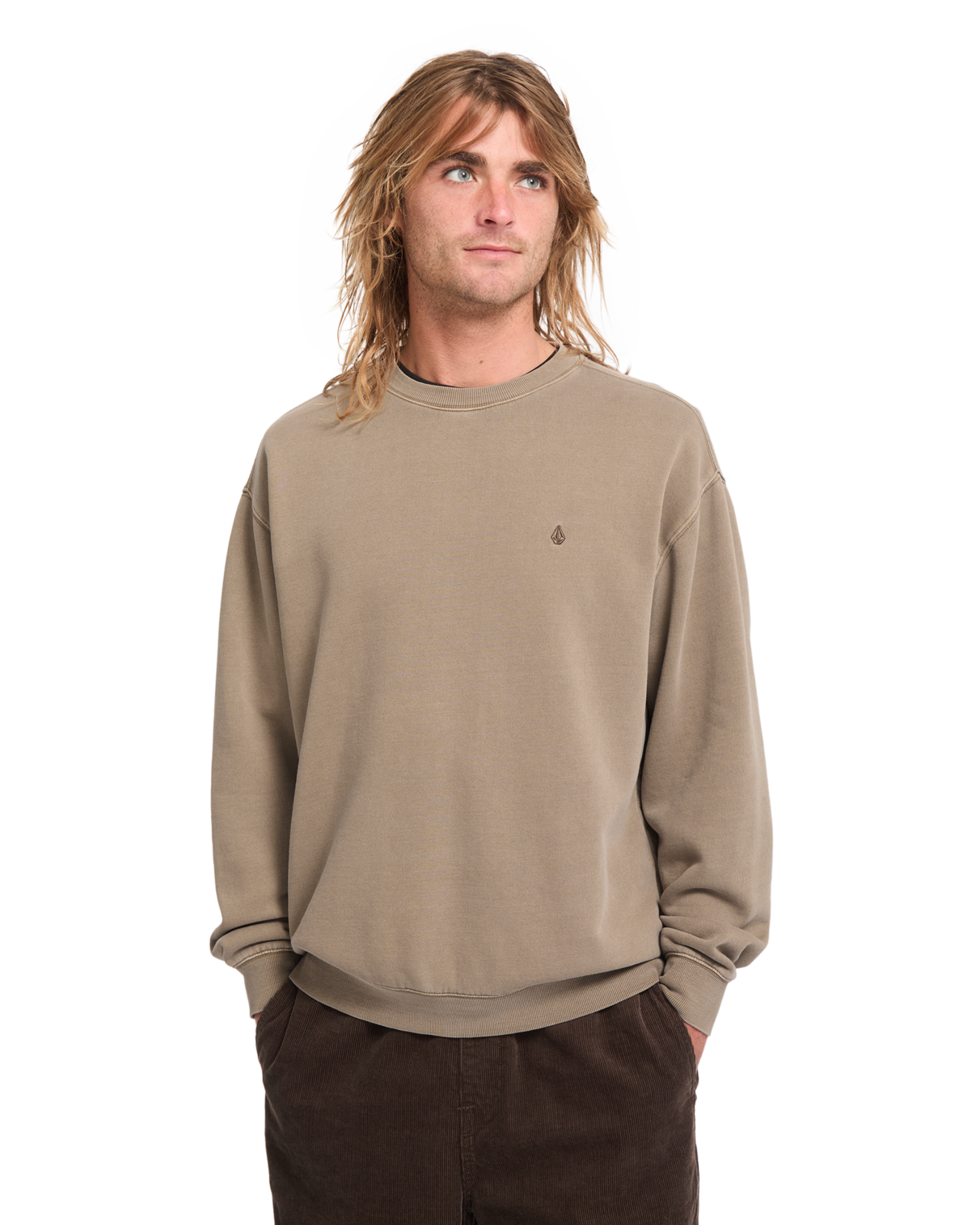 Single Stone Crew Fleece Trui