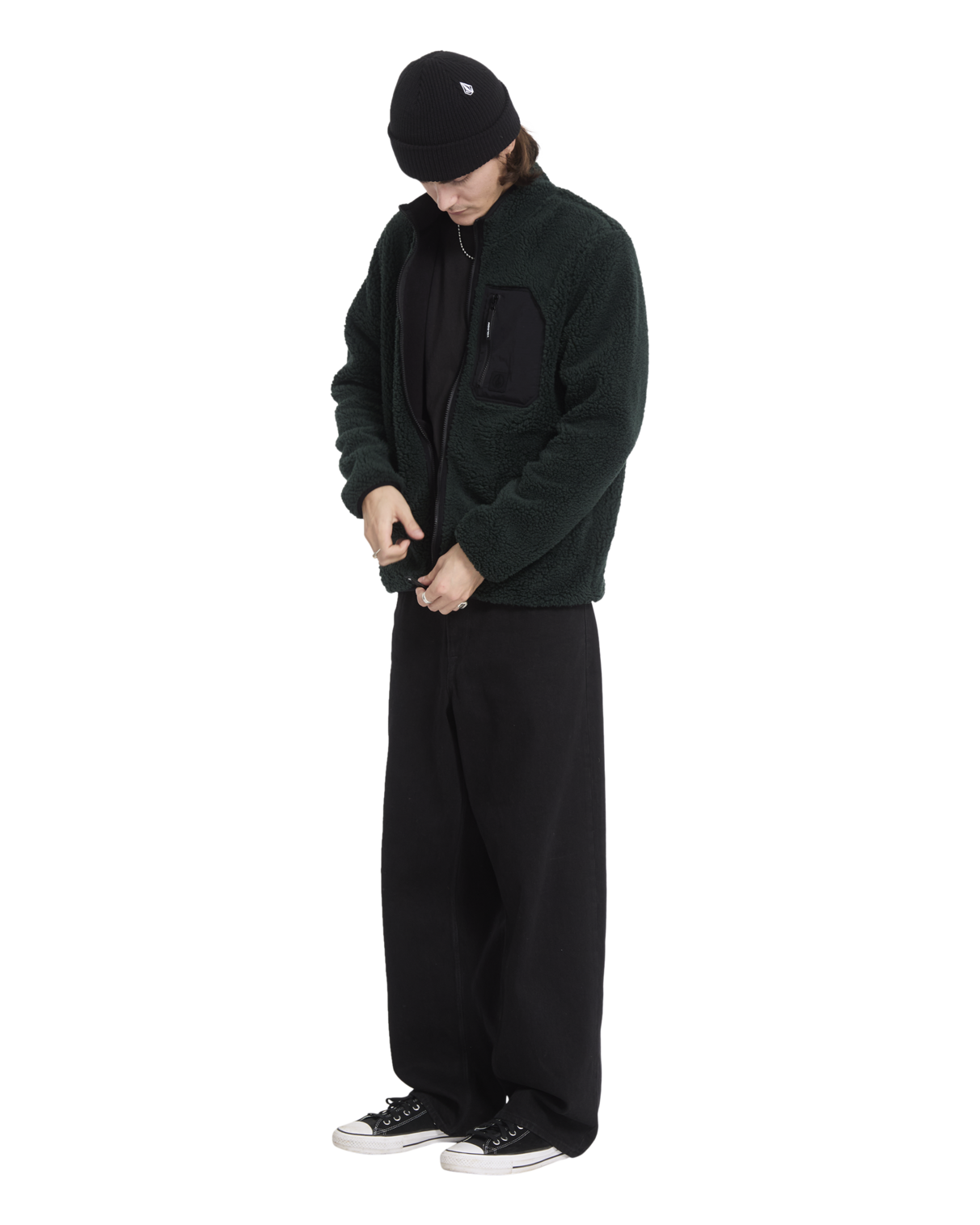 Muzzer Fuzzar Zip Fleece Trui