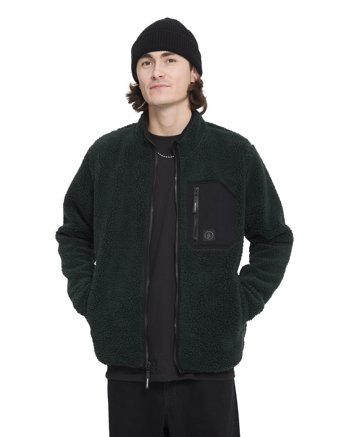 Muzzer Fuzzar Zip Fleece Trui