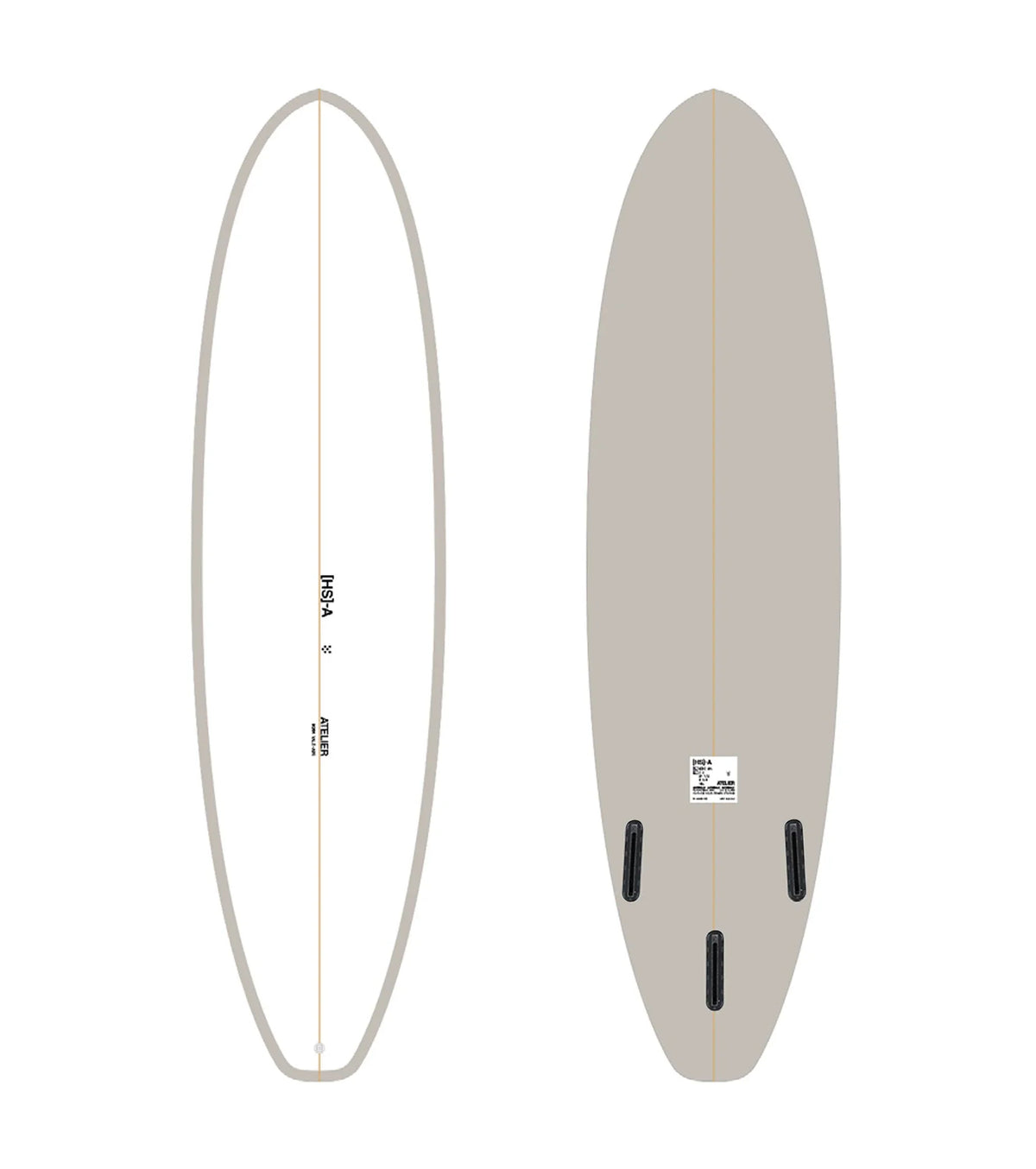 HS Atelier Mini Mal PU - Futures - 3 Fin - Bone