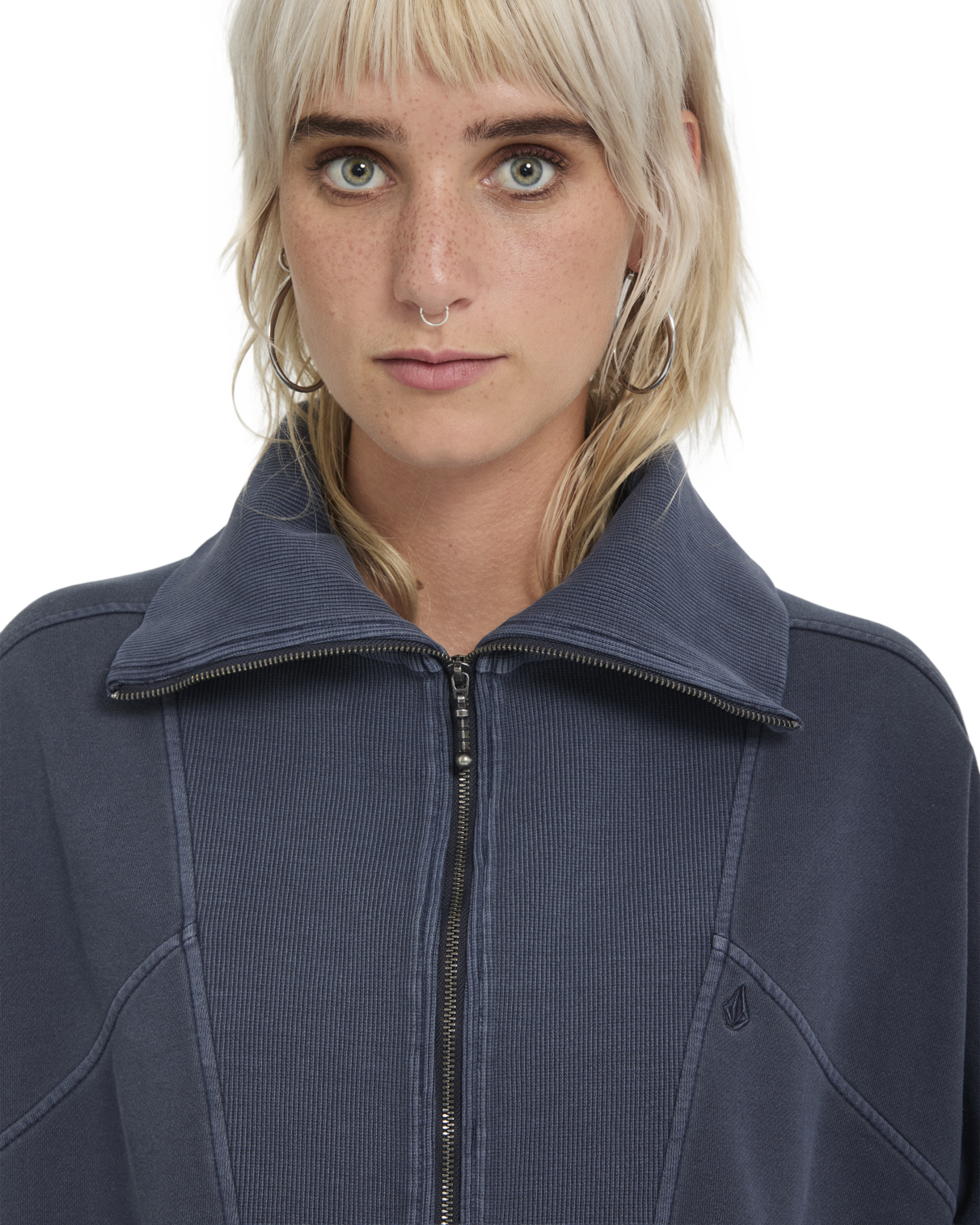 Reetrocity Quarter Zip Crew Fleece Trui