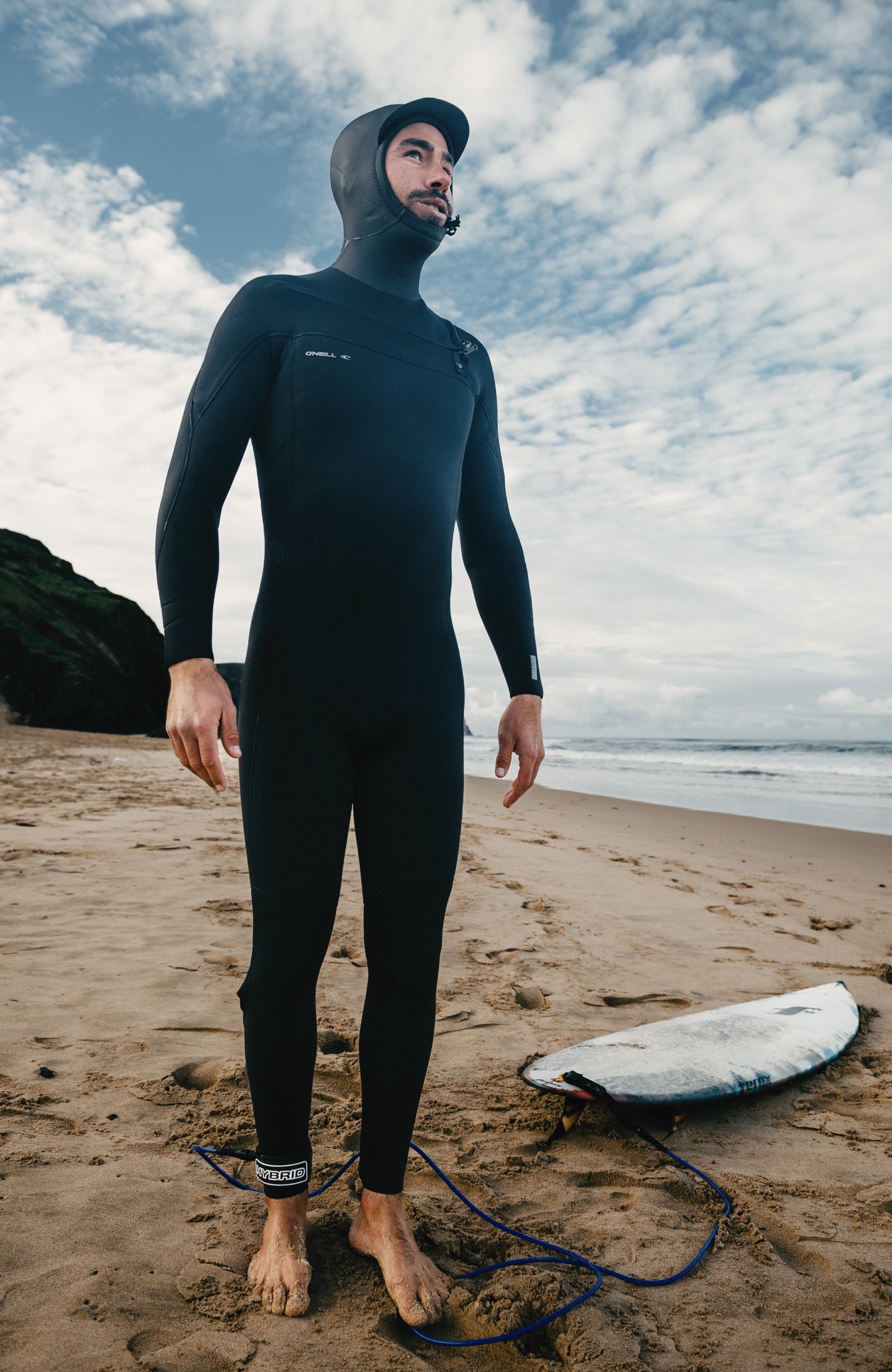Epic 6/4mm Chest Zip Hooded Heren Wetsuit