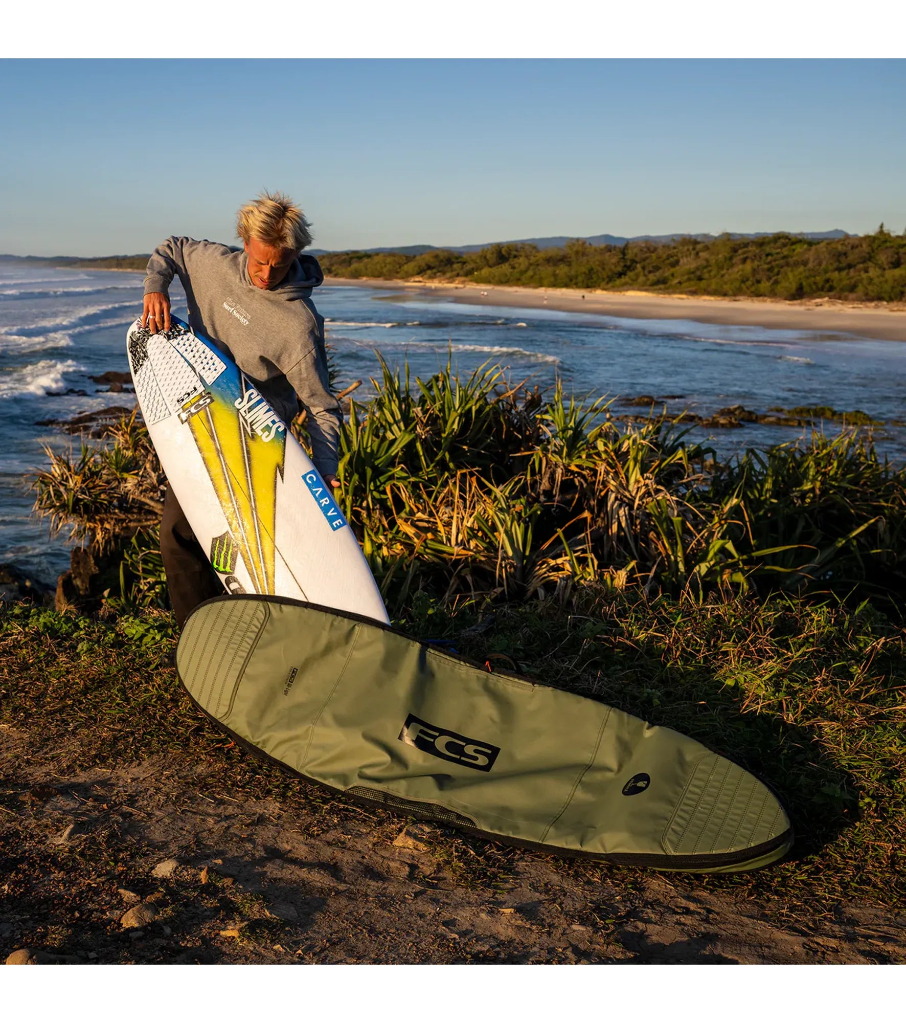 FCS Day-X Shortboard / Fish Board Bag GO-Light