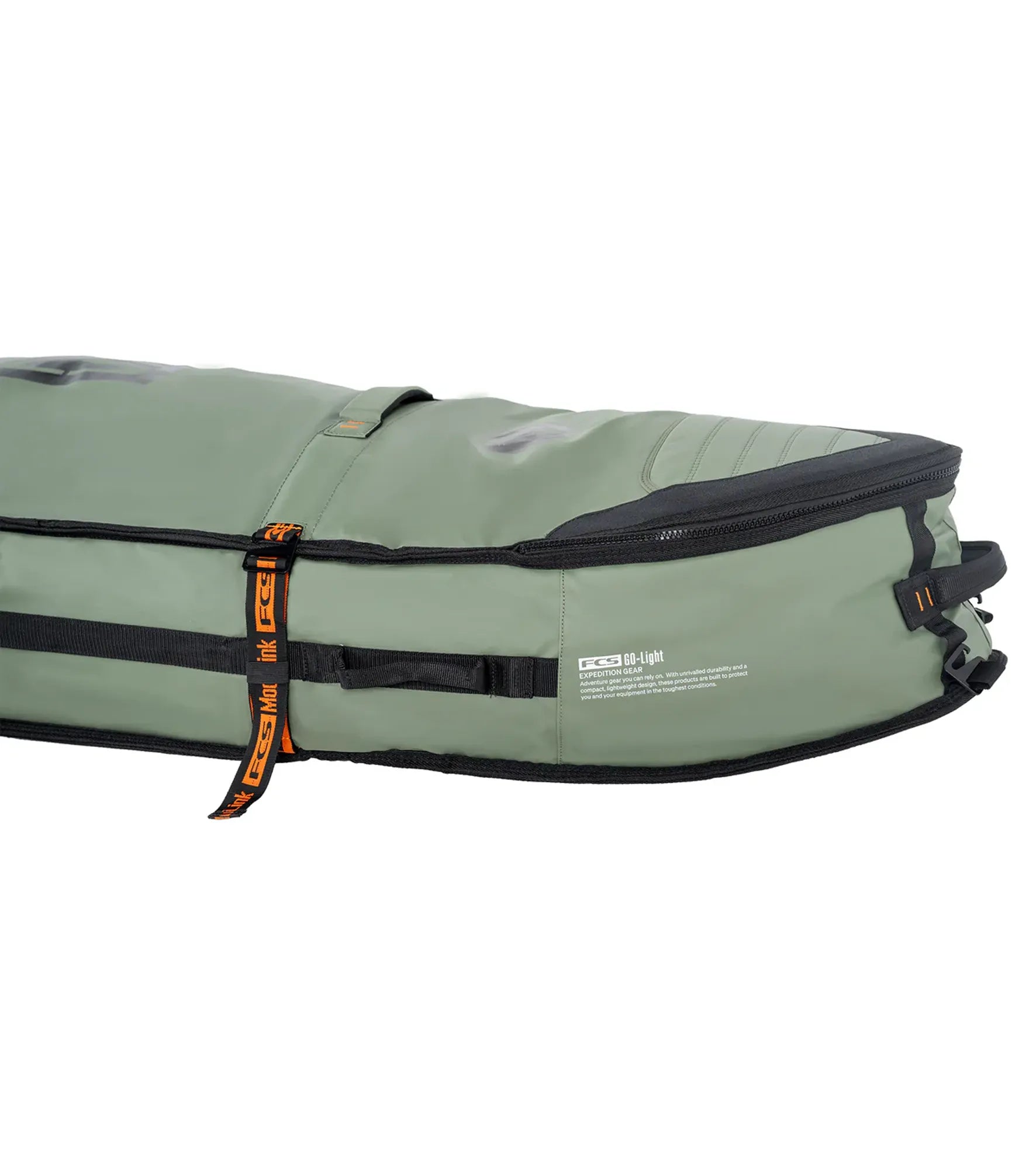 FCS Travel 3 Wheelie Shortboard / Fish Board Bag GO-Light