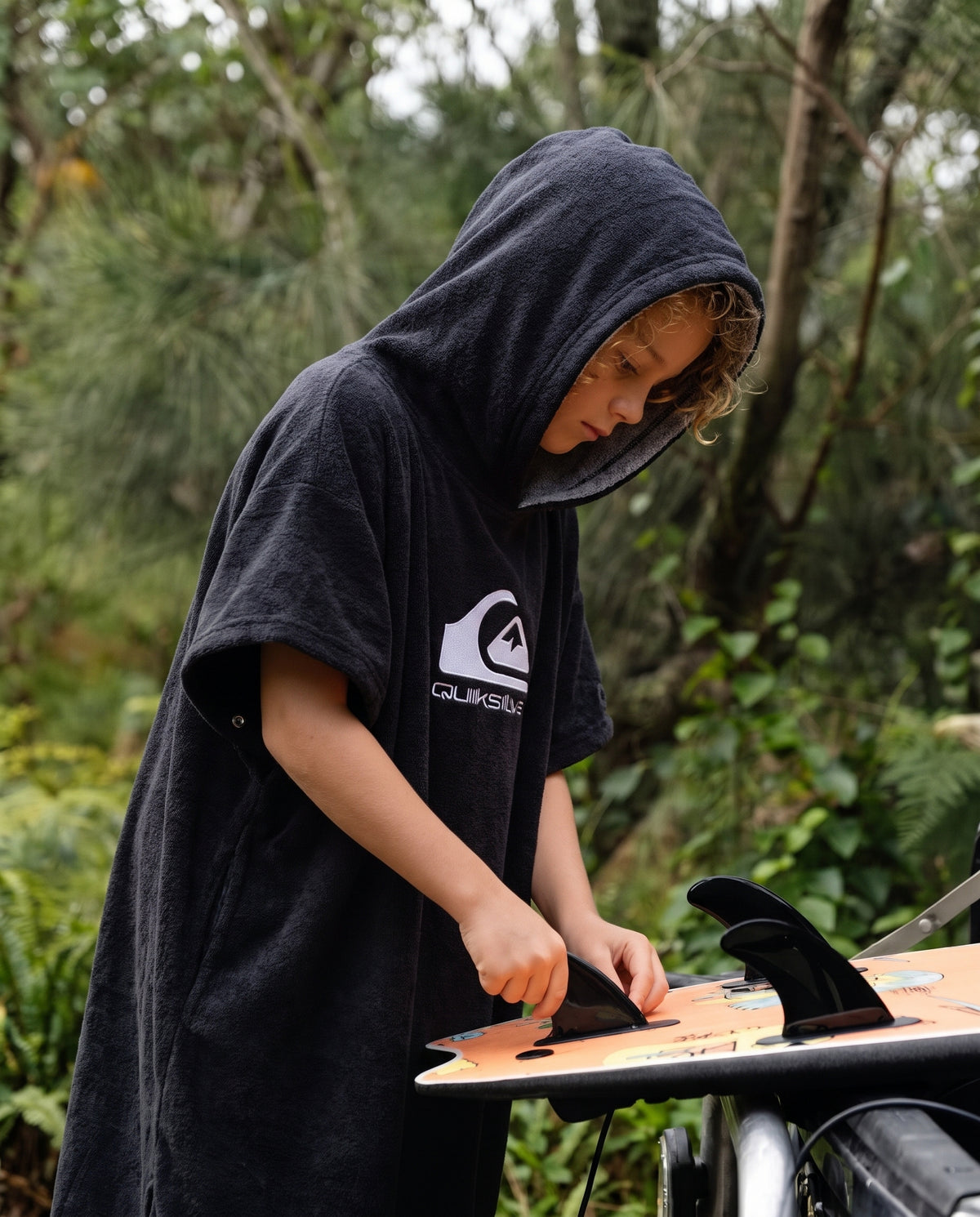Hooded Towel Poncho