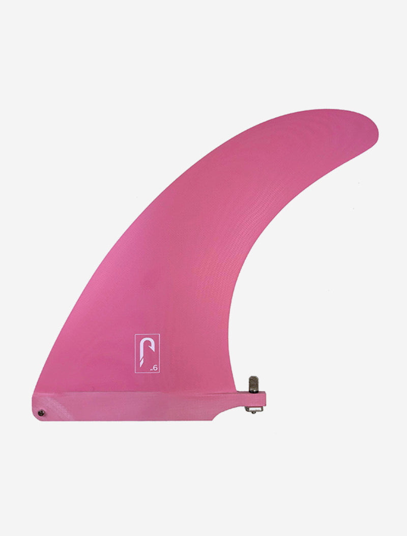 9.0 longboard single fin - Pink fiberglass