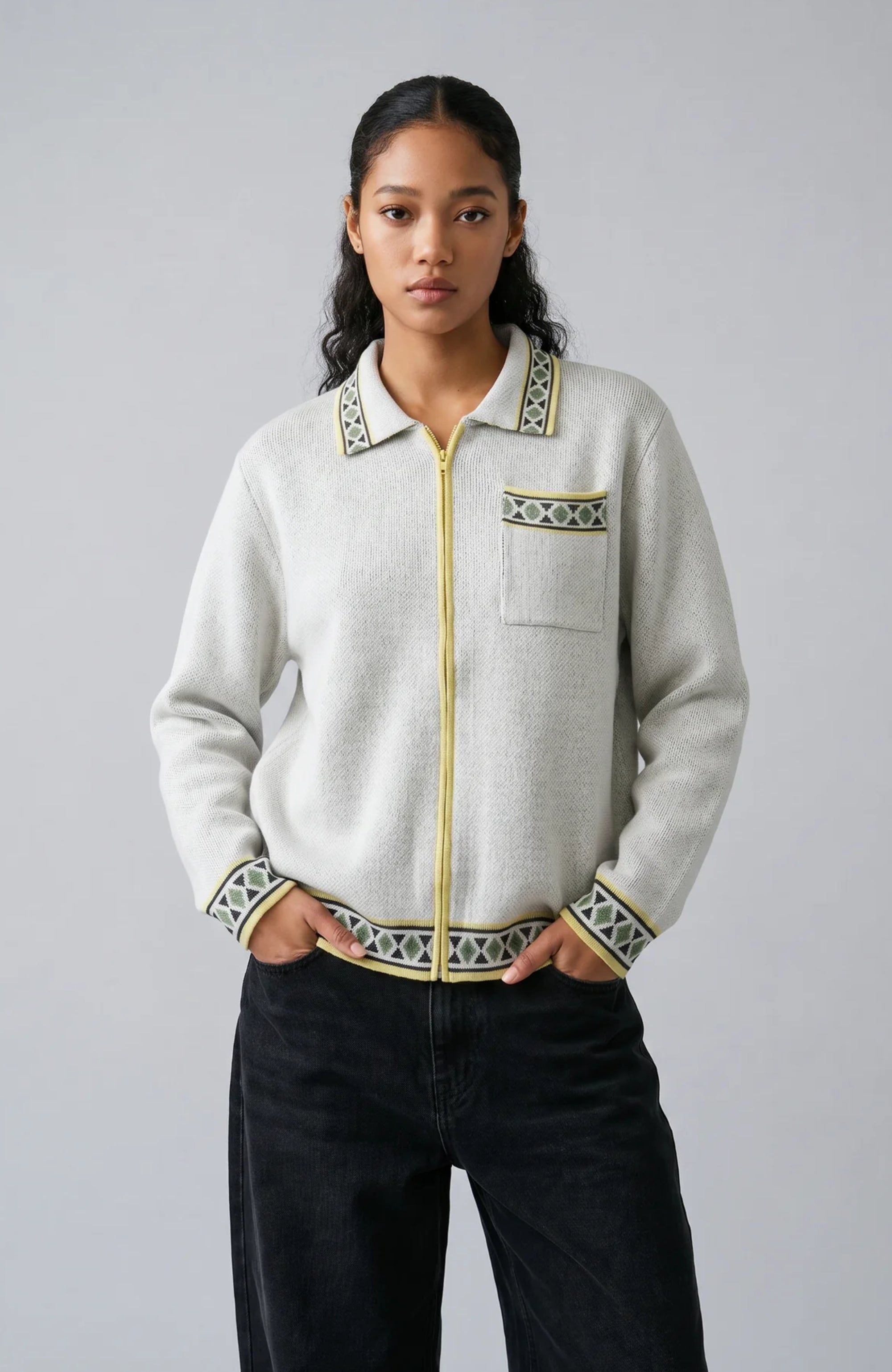 Lemon Resort Strickjacke