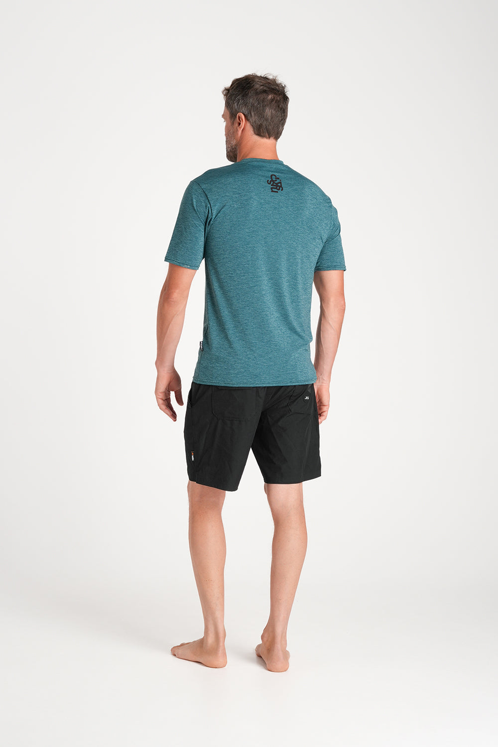 NuWave UV Heren Short Sleeve Surf Tee