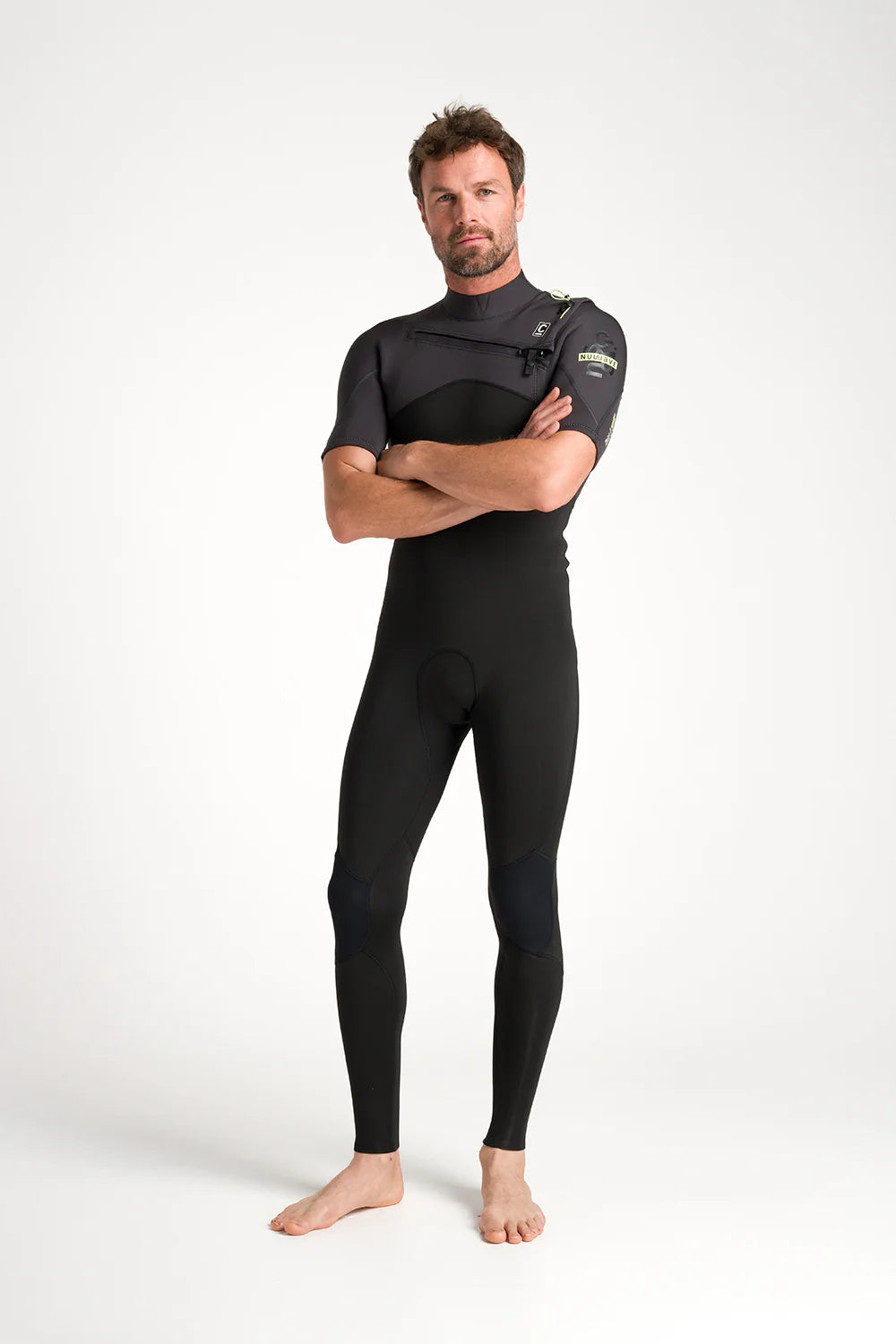 NuWave Session Lite 2:2 Heren Chest Zip Wetsuit