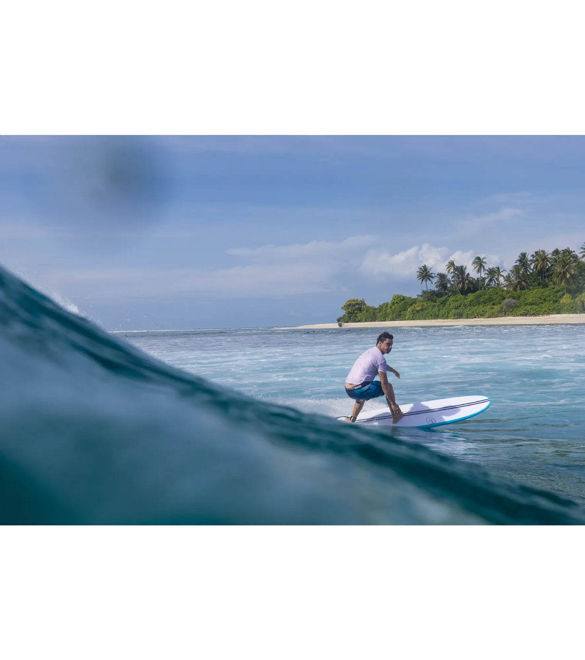 Torq V+ TEC - FCS II - 3 Fin - Blue Rail