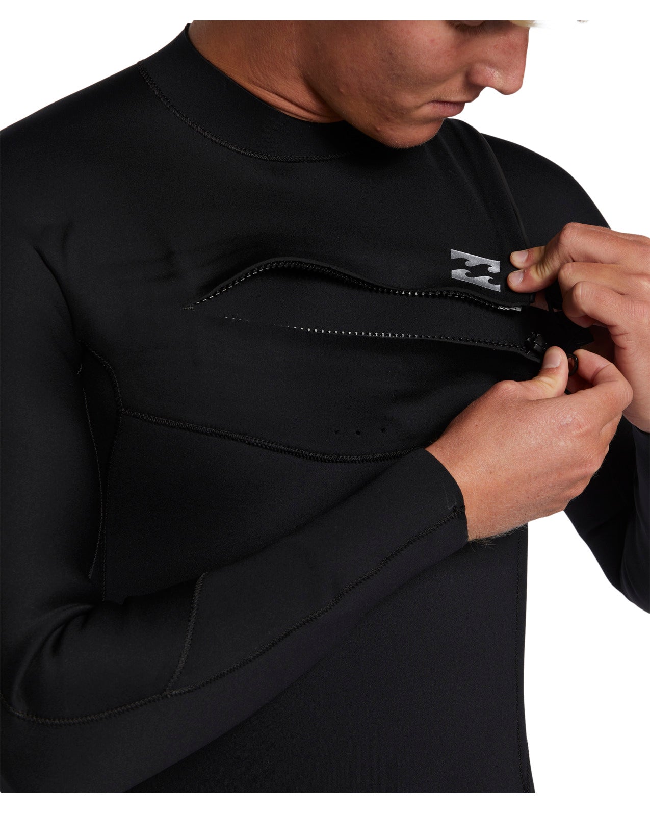 Billabong 3/2mm Foil - Chest Zip Wetsuit for Men