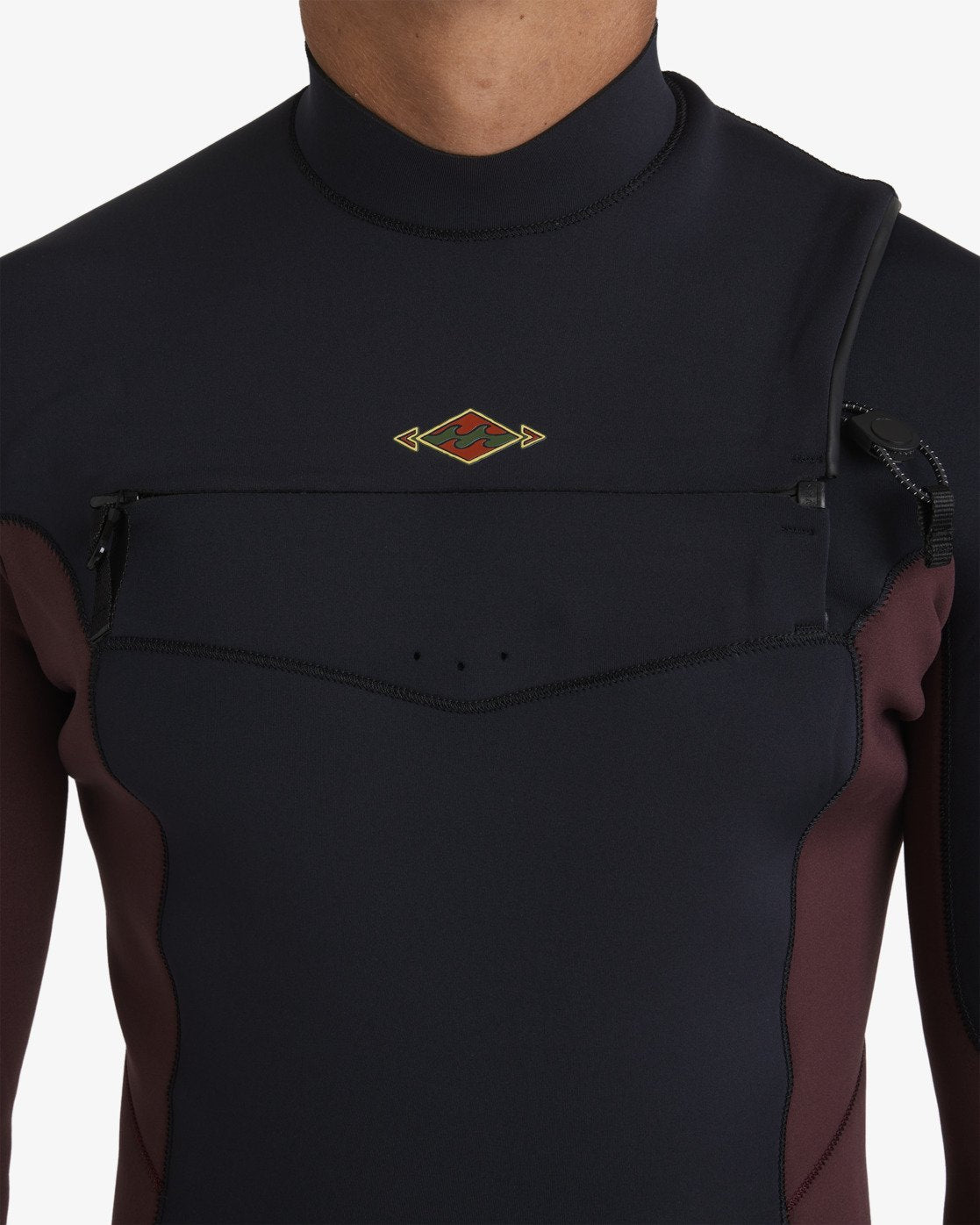4/3mm Absolute Natural - Wetsuit met een Borstrits voor Heren