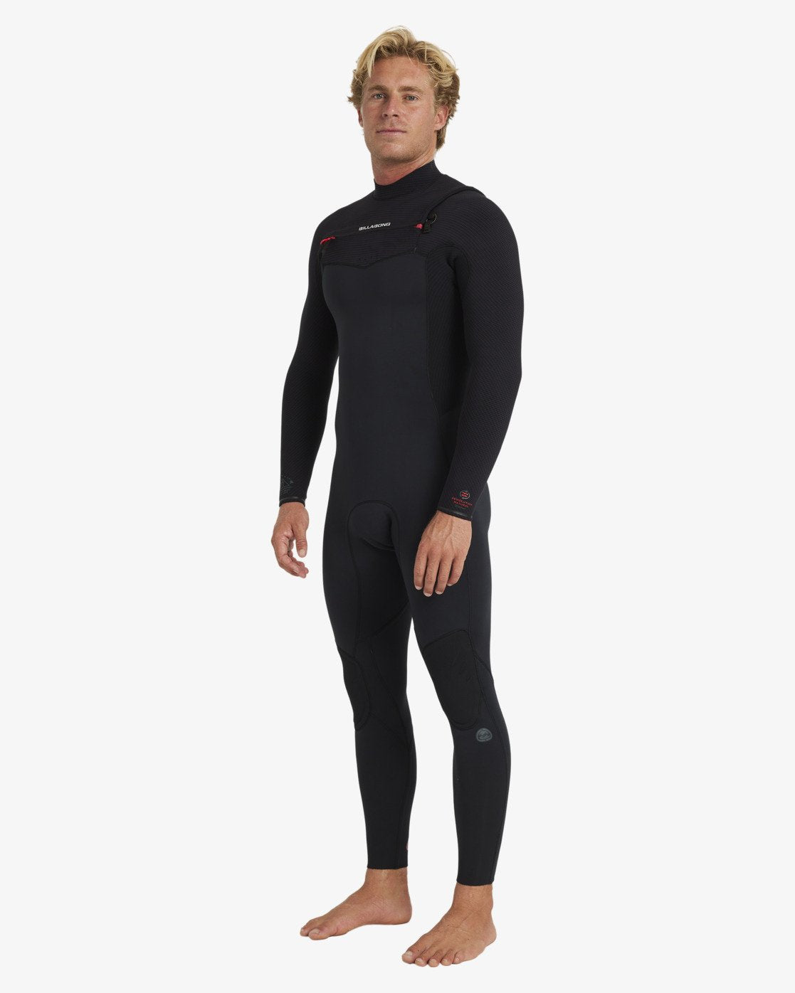 4/3mm Revolution Natural - Wetsuit met een Borstrits voor Heren