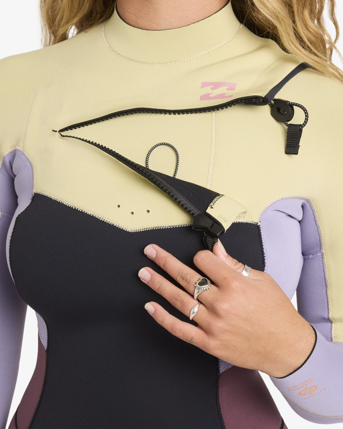 Billabong 403 Synergy Natural Chest Zip Full - Chest Zip Wetsuit Für Damen