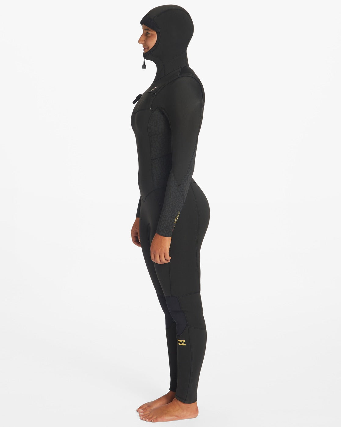 5/4mm Synergy - Wetsuit met capuchon en borstrits voor dames