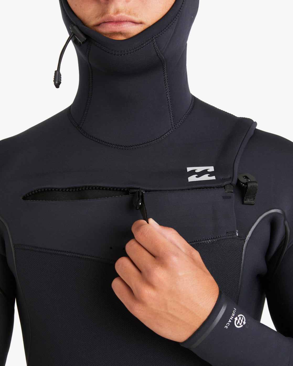 6/5mm Furnace Natural - Wetsuit met een Borstrits voor Heren