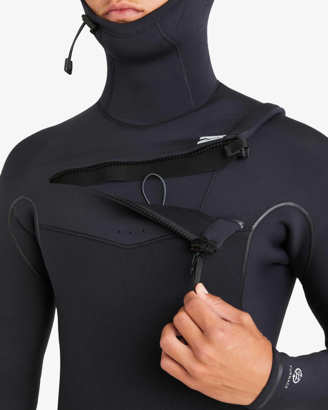 6/5mm Furnace Natural - Wetsuit met een Borstrits voor Heren