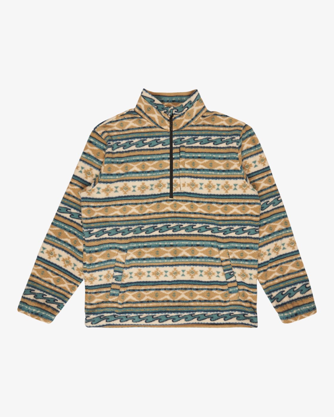 Billabong Boundary Mock Neck - Half Zip Fleece For Men