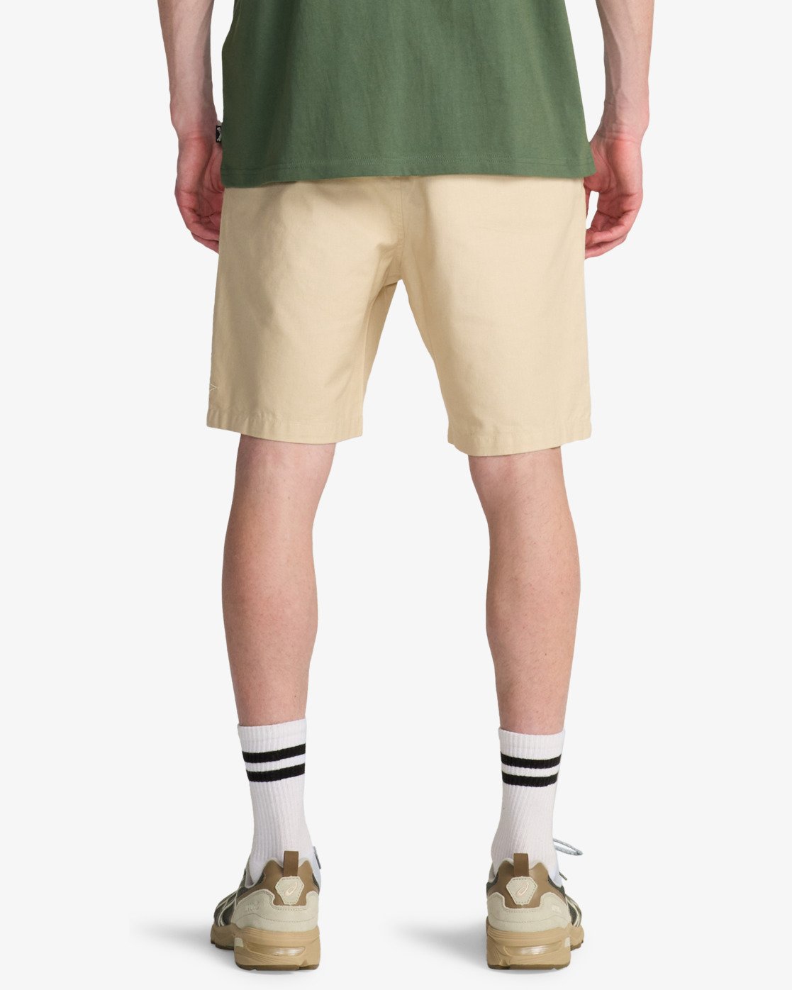 Larry Linen - Elasticated Shorts Voor Heren