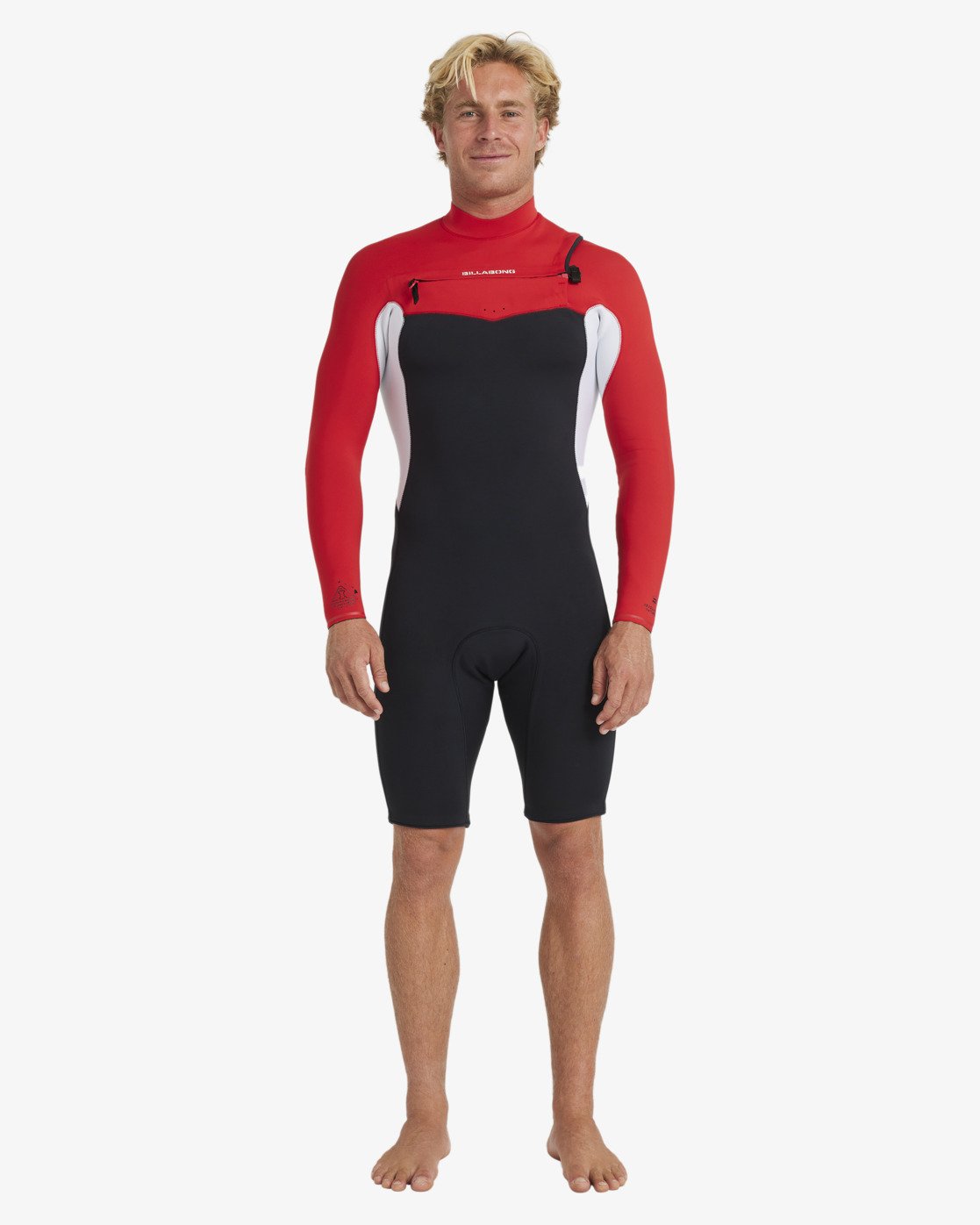 Billabong Revolution Natural Ai Chest Zip Ls Sp - Chest Zip Lang Sleeves Springsuit Für Herren