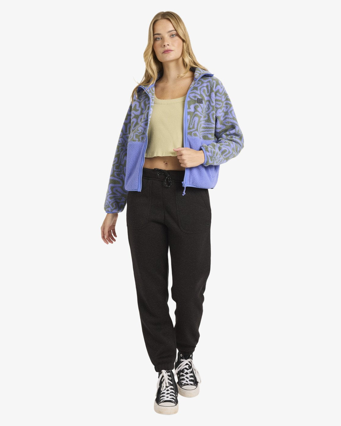 Billabong Rock Jetty Mock Neck - Zip Up Fleece for Women