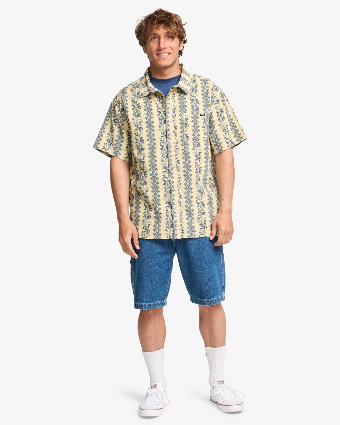 Solana Cord Korte Mouwen - Korte Mouwen Shirt Voor Heren