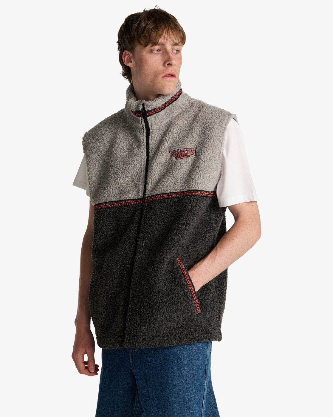 Tombstone Vest - Half Zip Fleece Voor Heren