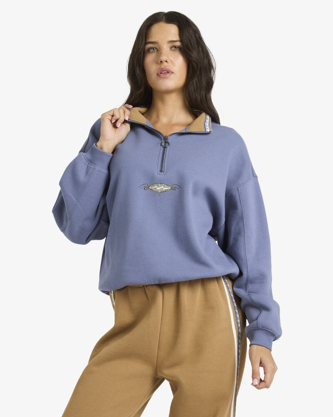 Billabong Wave Break Half Zip Crew - Half-Zip Sweatshirt For Women
