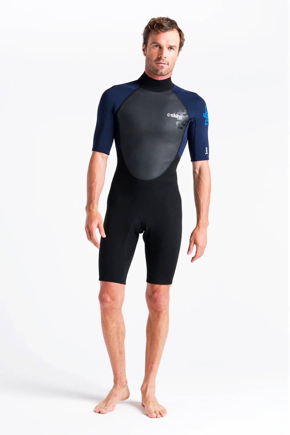 Element 3:2 Back Zip - Heren Shorty wetsuit met korte mouwen