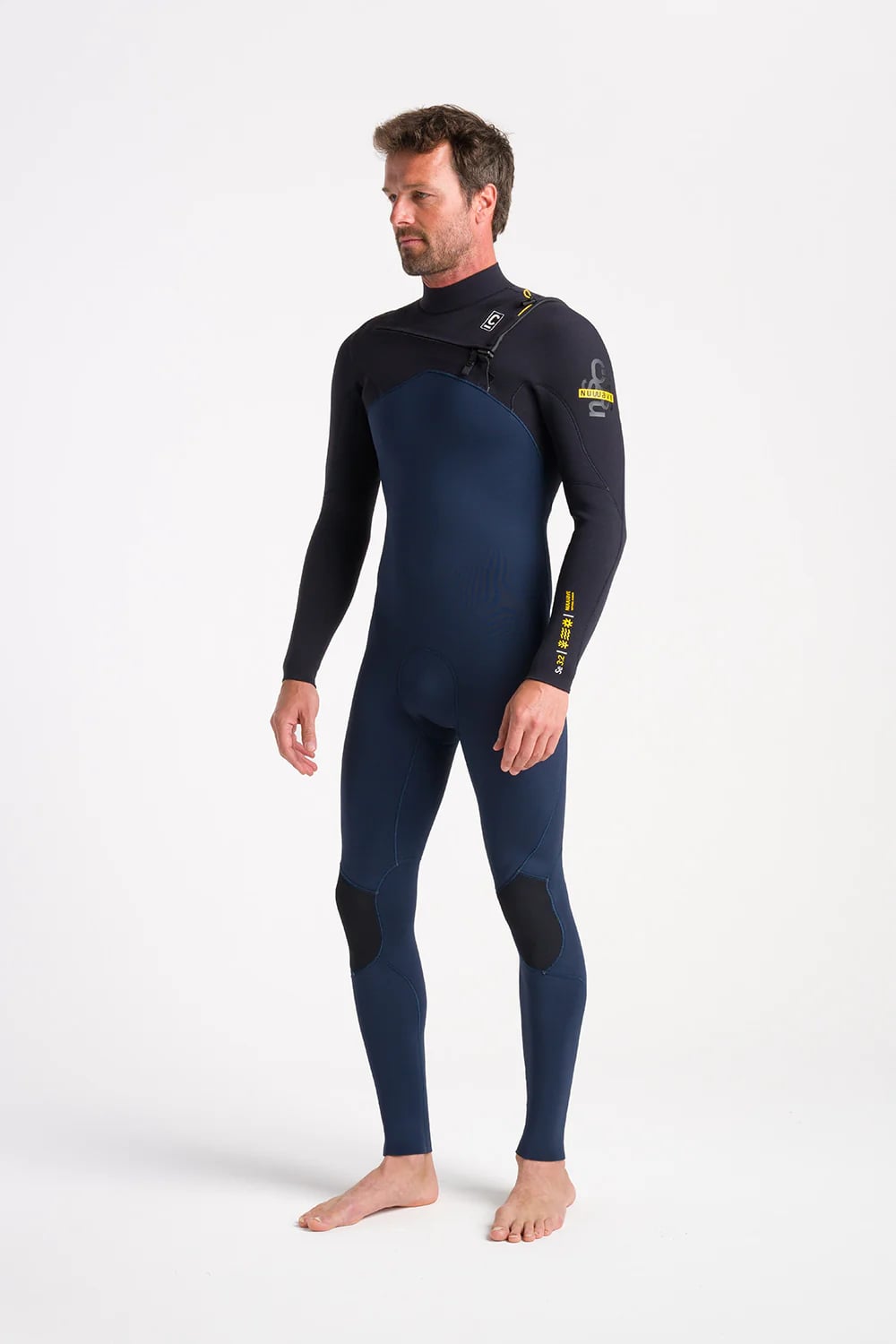 NuWave Session 3:2 GBS Chest Zip Steamer Heren Wetsuit