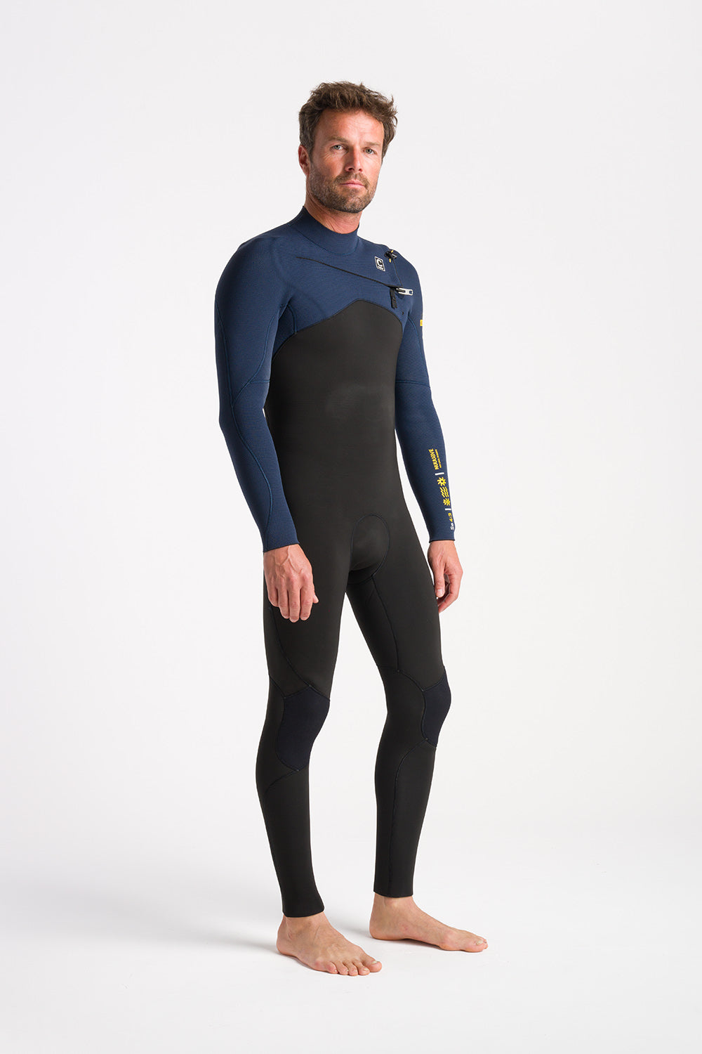 NuWave Session 4:3mm Chest Zip Steamer - Heren Wetsuit