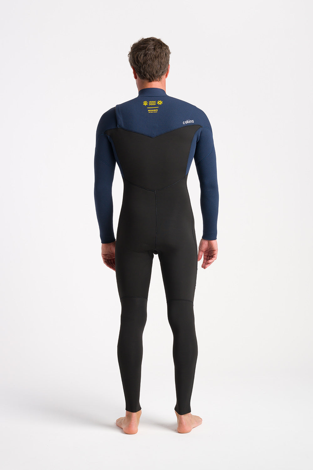 NuWave Session 4:3mm Chest Zip Steamer - Heren Wetsuit