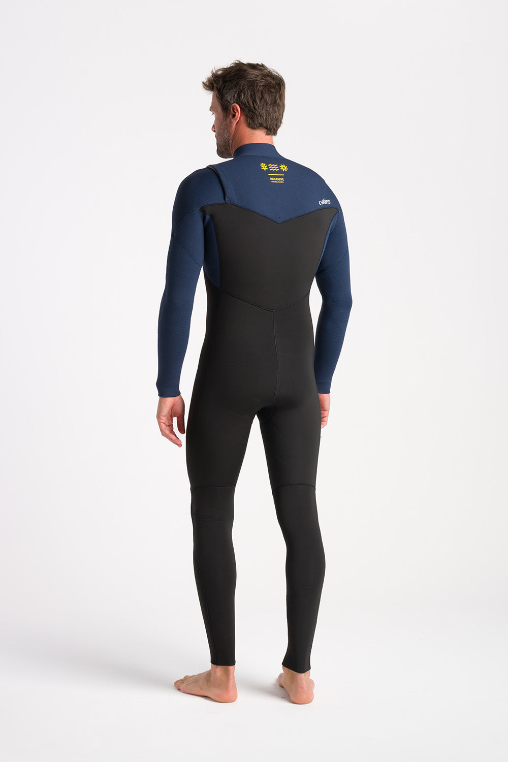 NuWave Session 4:3mm Chest Zip Steamer - Heren Wetsuit